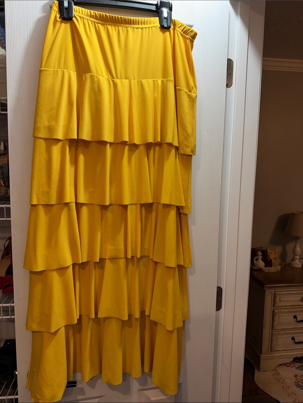 Sunshine Tiered Ruffle Maxi Skirt - Unbranded